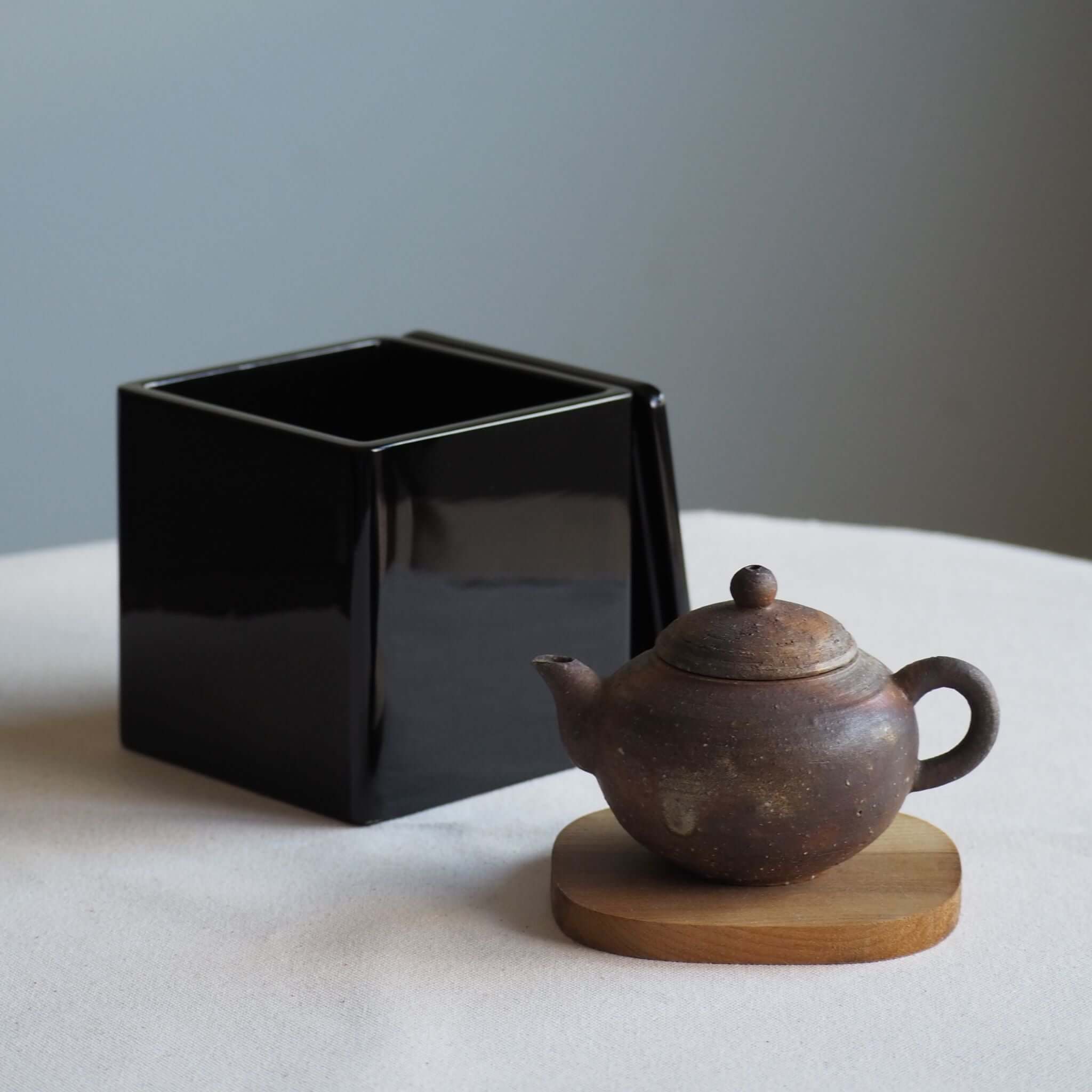 備前焼 桟切急須ギフトパッケージ [東山堂煎茶器店 オンラインショップ