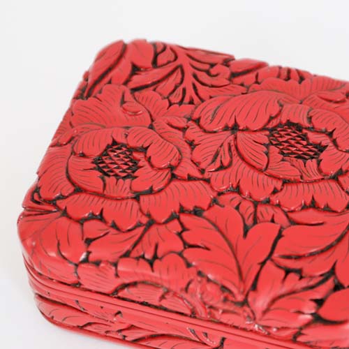 楽天市場】村上木彫堆朱 藤井漆工 小箱 伝統工芸品 小物入れ