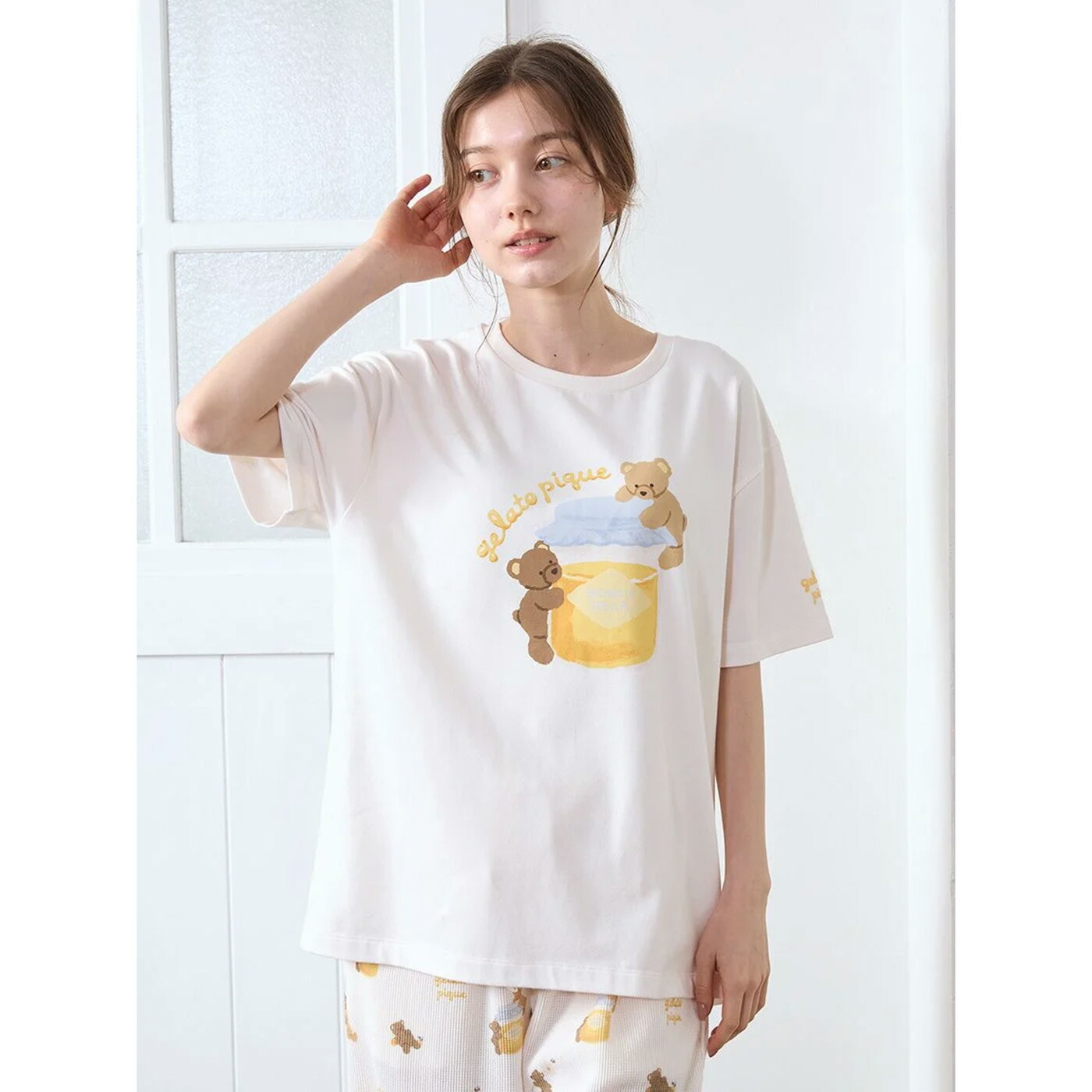 楽天市場】SALE20%OFF ジェラートピケ gelato pique はちみつベア柄