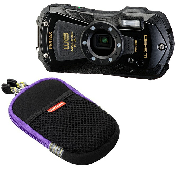 楽天市場】PENTAX ペンタックス WG-90（ブラック）＋O-CC135 カメラ