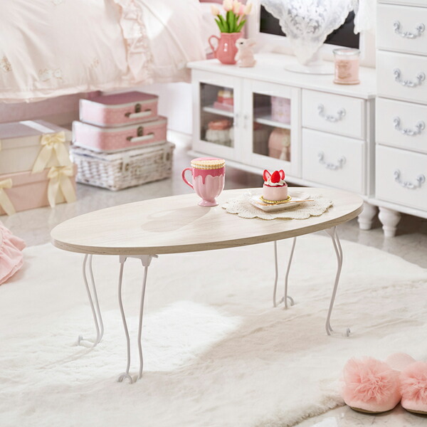 楽天市場】【P5倍！4日20時-10日】【直送】猫脚折りたたみテーブル（幅