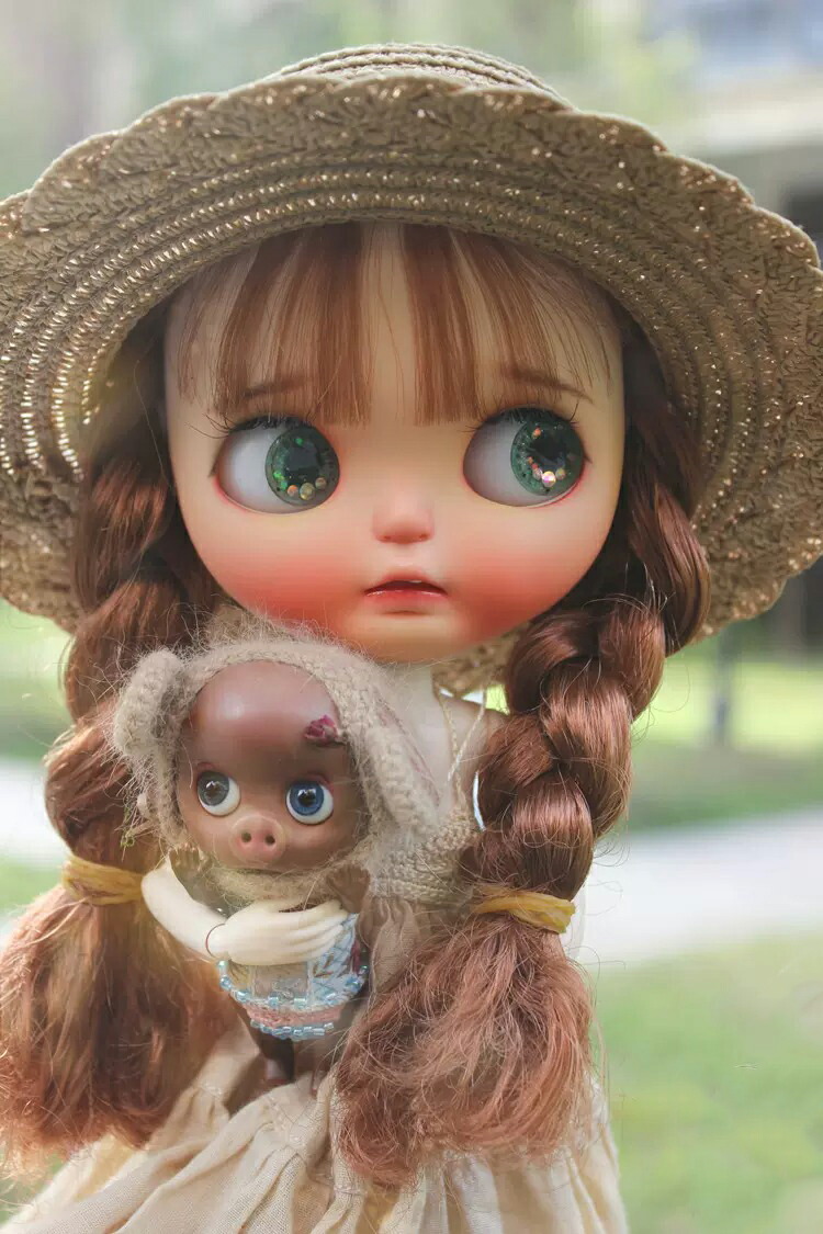 楽天市場】ブライス ネオブライス bjd 帽子 ハット 麦わら帽子