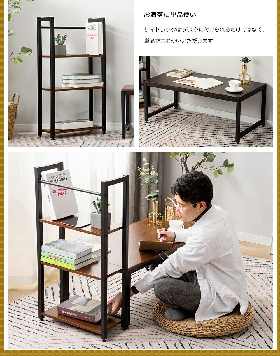 楽天市場】【全品5%クーポン利用中！】パソコンデスク ロータイプ 一体