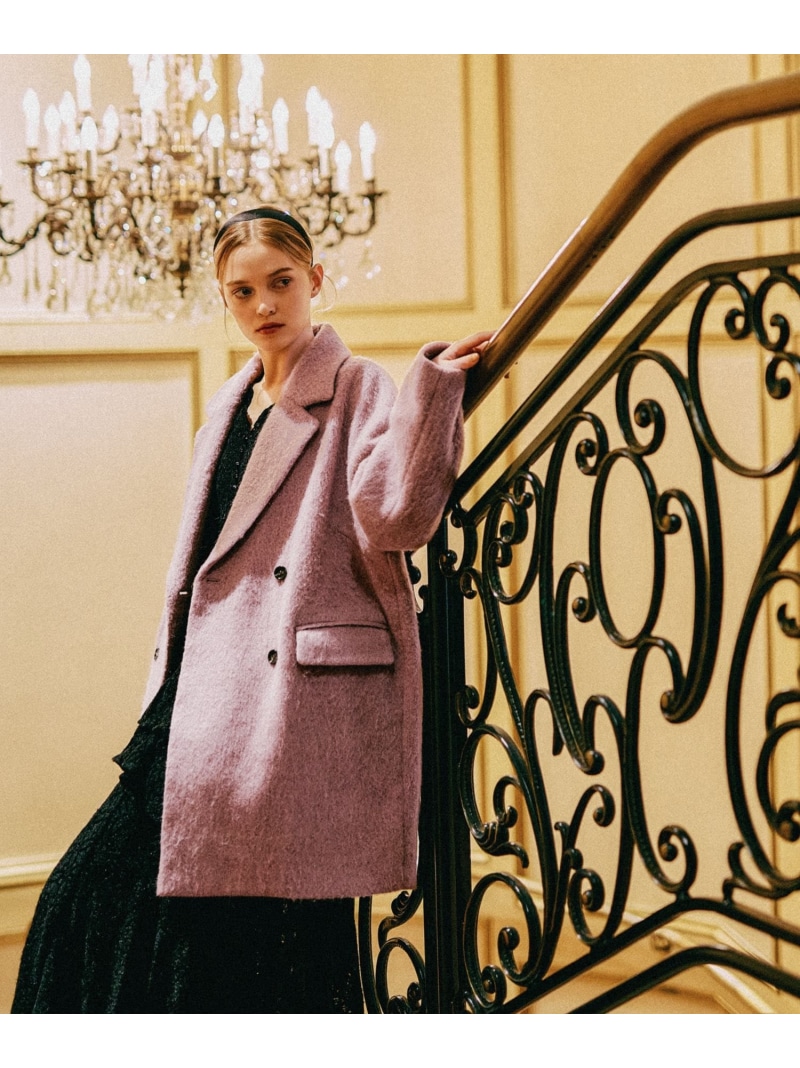 楽天市場】【SALE／50%OFF】アルパカ混シャギーコート mysty woman