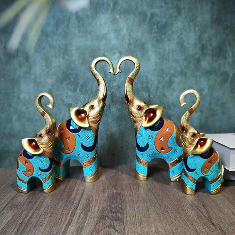 楽天市場】象 置物 親子の通販