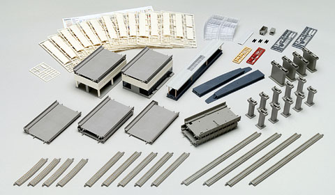 現品限り】TOMIX 複線スラブレール、駅、E5系E6系 現品限り】TOMIX