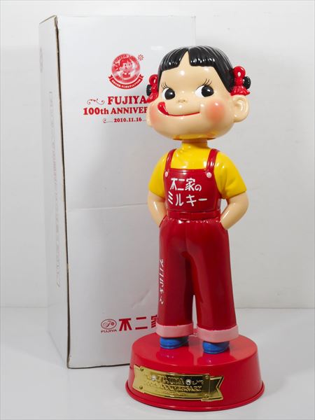 楽天市場】◎【 不二家 ペコちゃん 】『 創業100周年記念 首振り人形
