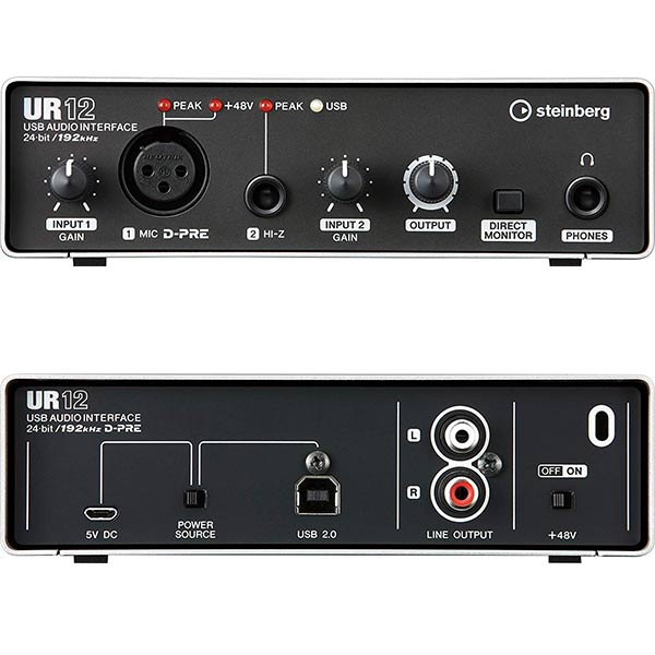 楽天市場】Steinberg USB2.0 オーディオインターフェース UR12 +