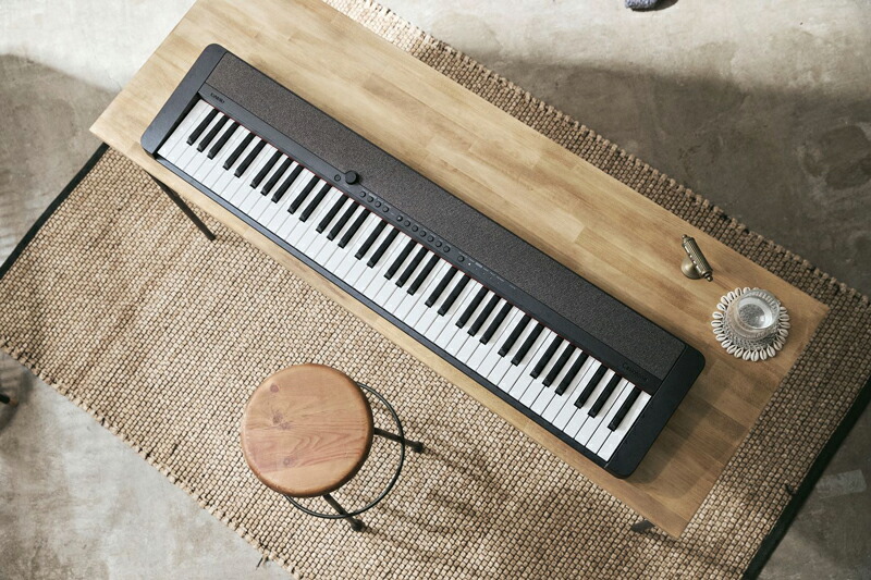 楽天市場】CASIO CT-S1-76BK キーボード ブラック カシオ 76鍵盤 黒