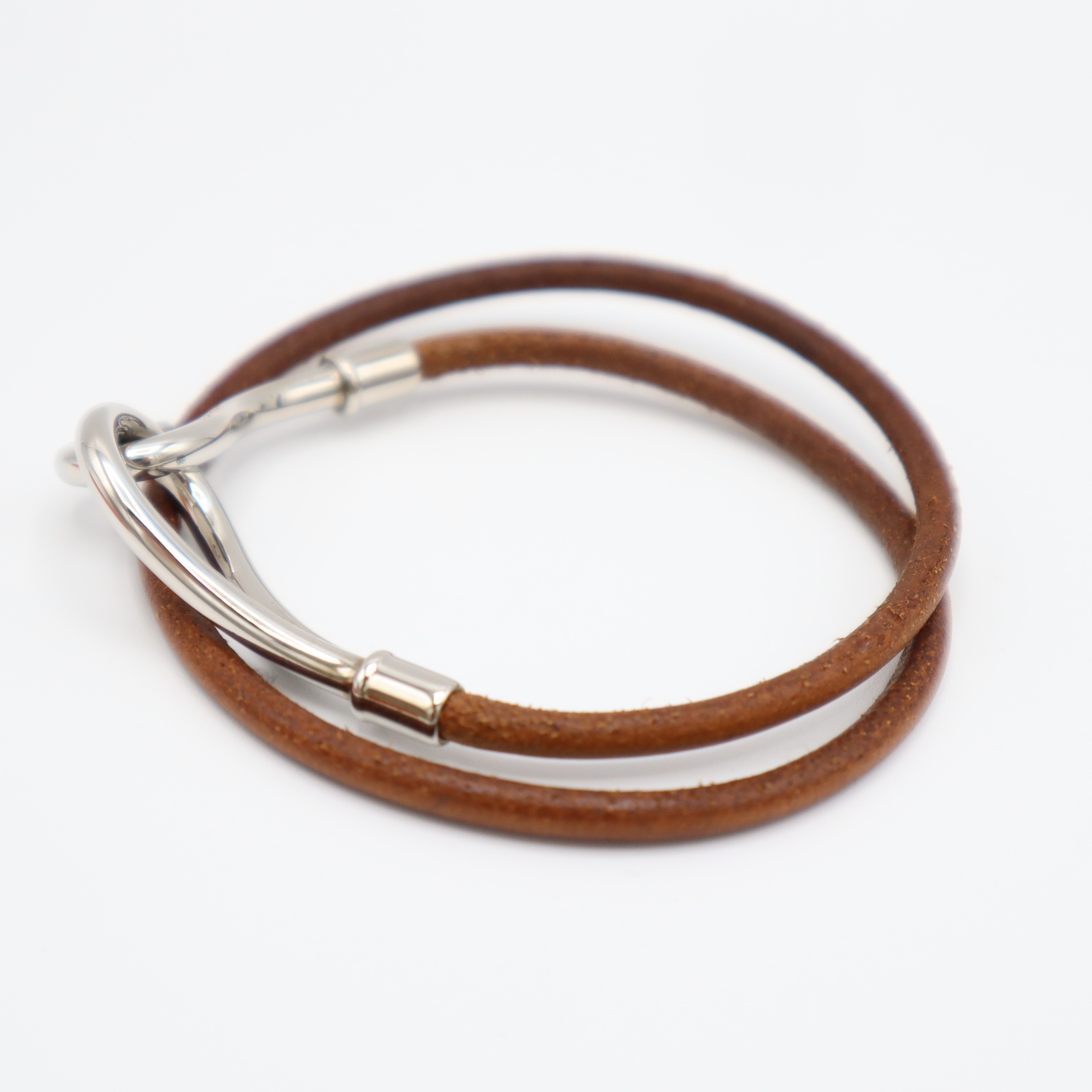 楽天市場】質屋 HERMES エルメス ジャンボブレス 2重巻 ブレスレット