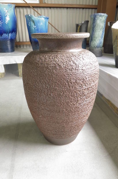 楽天市場】大壺花瓶伝統の信楽 花入れ 大きいサイズ 花器インテリア