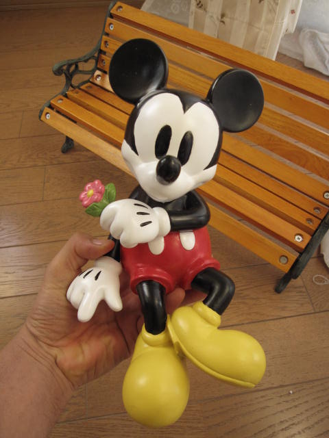 美品】ミッキーマウス＆ミニーマウス セール中 ベンチプランター