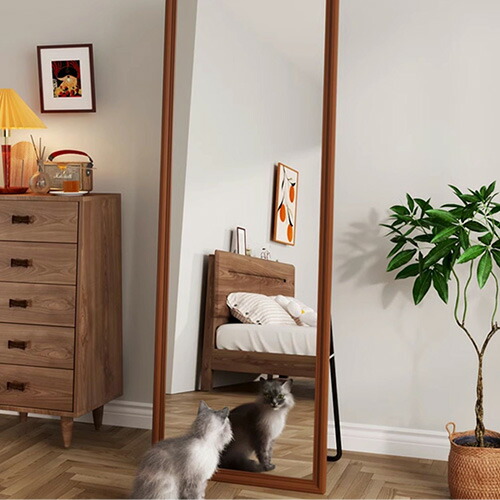 楽天市場】スタンドミラー 全身 姿見鏡 天然木 全身鏡 おしゃれ 姿見