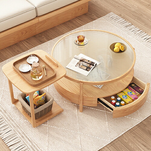 楽天市場】ネストテーブル センターテーブル リビング コンパクト