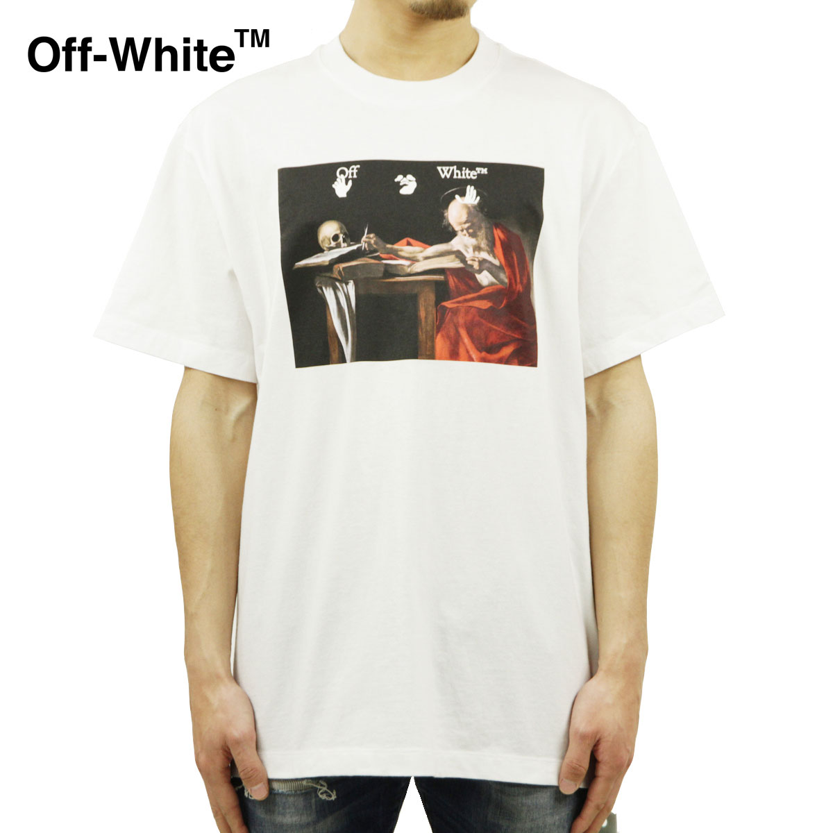 楽天市場】オフホワイト Tシャツ メンズ 正規品 OFF-WHITE 半袖Tシャツ
