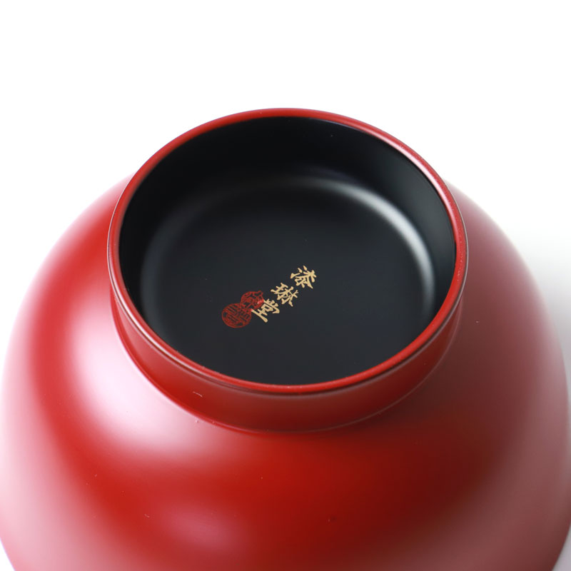 楽天市場】汁椀 お椀 ペア セット 食洗機対応 朝倉椀 漆琳堂 朱 黒 4寸