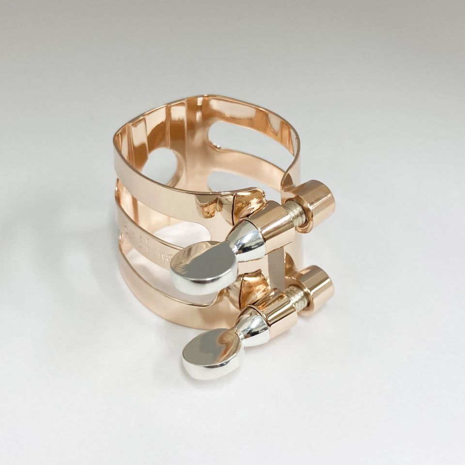 楽天市場】ウッドストーン B♭クラリネット リガチャー 総銀 ソリッド