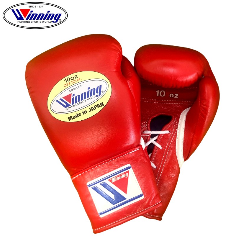 Winning ボクシンググローブ 赤 10オンス Winning ボクシンググローブ