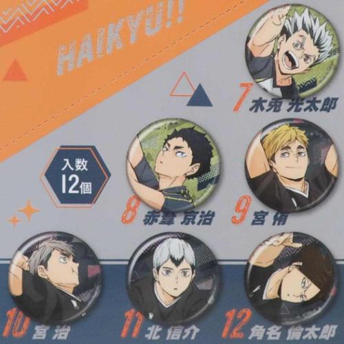 楽天市場】缶バッジ ハイキュー！！ グリッター缶バッジコレクション