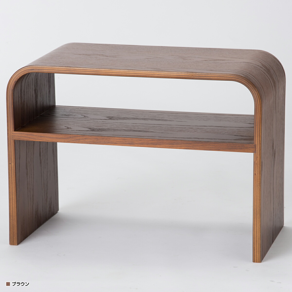 廃盤 KOKUYO コクヨ ◾️木調天板 レトロモダン サイドテーブル 2段