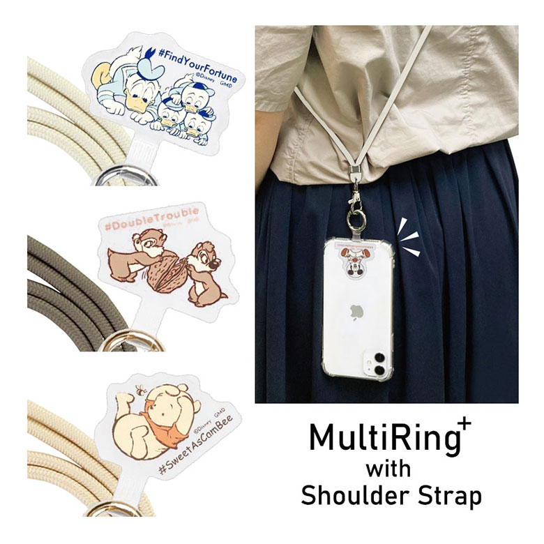 楽天市場】ディズニー マルチリングプラス ストラップセット スマホ