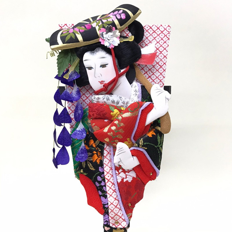 楽天市場】藤娘 【7号押絵羽子板】 初正月 コンパクト 豆羽子板 ミニ