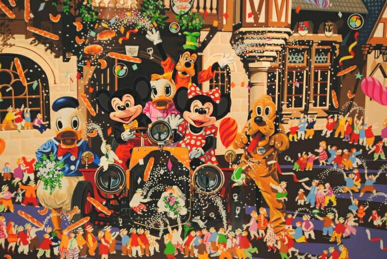 楽天市場】ヒロ・ヤマガタ ミッキー＆ミニーインファンタジーランド