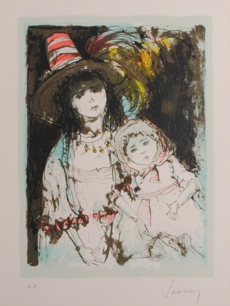 期間限定値下げ ジャン ジャンセン リトグラフ ひなげし 激レア 期間