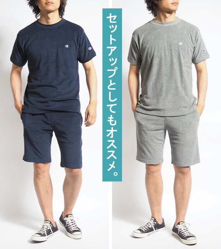 楽天市場】CHAMPION チャンピオン Tシャツ 半袖 パイル タオル地 (C3