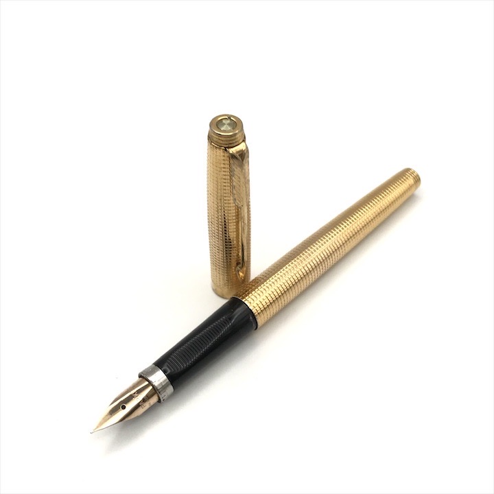 ジャンク品 PARKER パーカー STERLING 万年筆 ペン先14K
