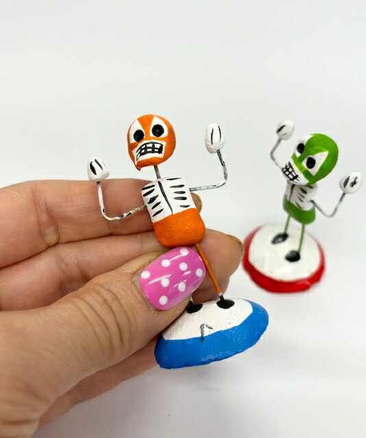 楽天市場】【メキシコ雑貨】カラベラ（骸骨）人形 : マグーズショップ