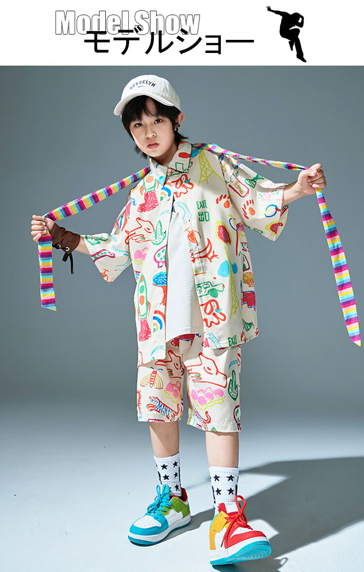 BAPEKIDSカラフルキャラクターTシャツ＆ショートパンツセット80cm正規