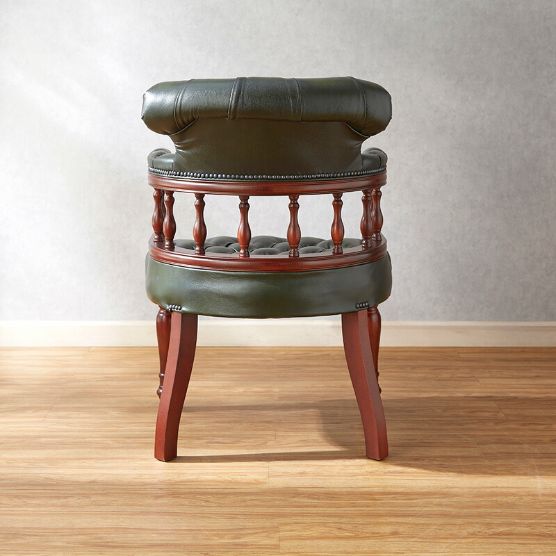 楽天市場】1人掛け チェア Captain's Chair チェスターフィールド