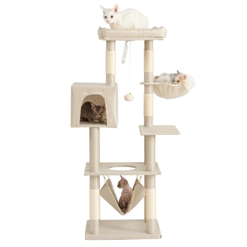 キャットタワー 突っ張り 据え置き」の人気商品一覧 | 安い商品を通販