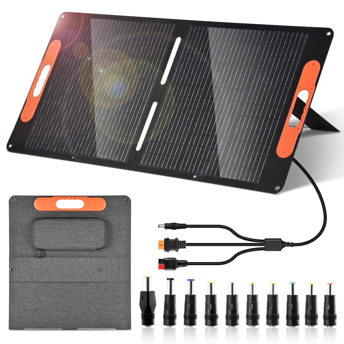 楽天市場】2024新登場 OTOUCH ソーラーパネル 100W 20V 折りたたみ式