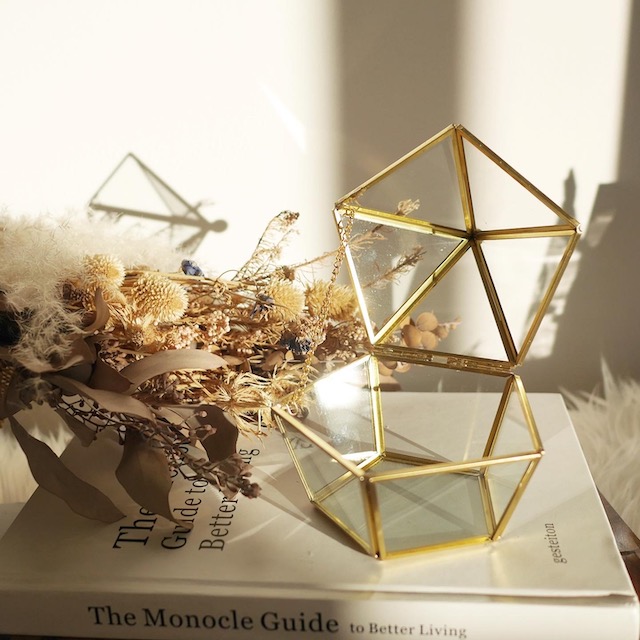 楽天市場】【ヴィンテージ風ジュエリーケース/ペンタゴン五角形タイプ