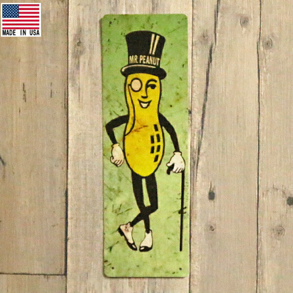 楽天市場】メタルベースサイン ミスター ピーナッツ ビンテージ調 29cm