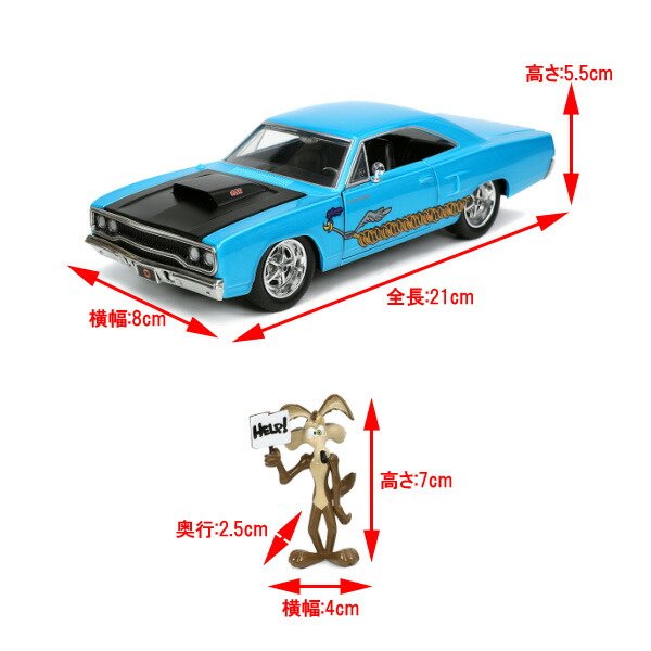 楽天市場】ミニカー ルーニー・テューンズ 1970 プリムス