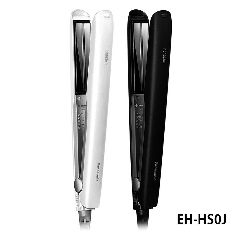 パナソニック ストレートアイロン ナノケア ヘアアイロン EH-HS0J-K 黒