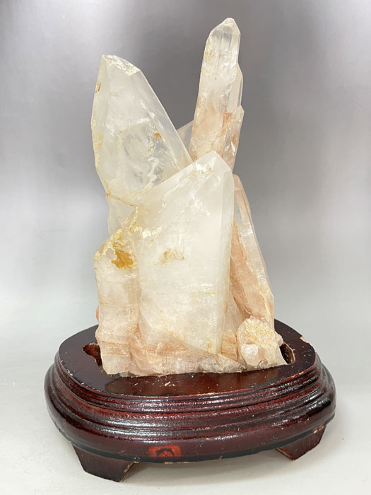 水晶原石（台座付」）