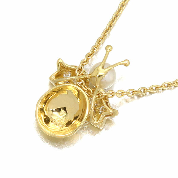 楽天市場】ディオール Dior K18YG パール ダイヤモンド ネックレス