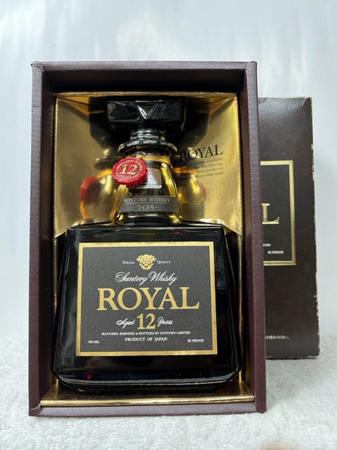 楽天市場】 (古酒・希少) サントリーウイスキー ローヤル 12年 黒