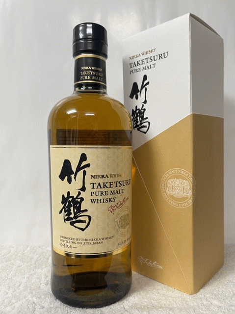 楽天市場】(希少・逆輸入) 竹鶴 ピュアモルト 43度 700ml 箱付 : ECHIGOYA