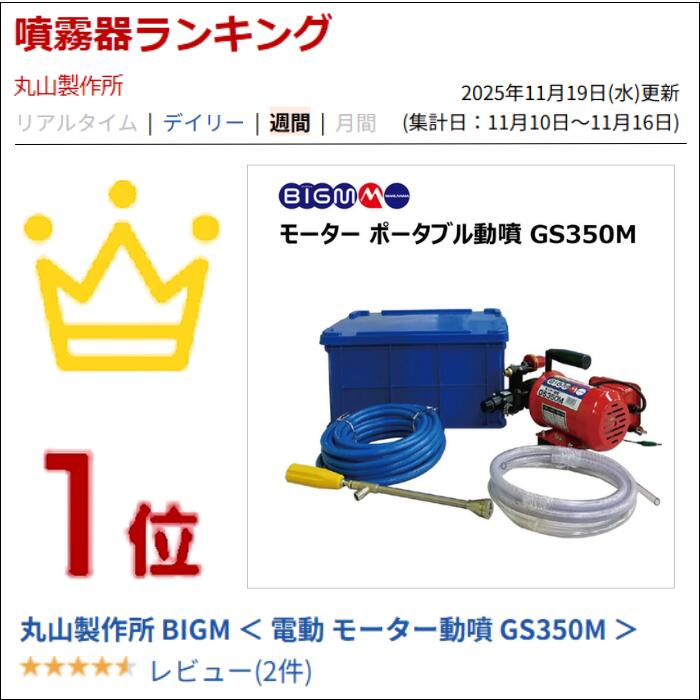 shu-zi429 BIGM 高圧洗浄機 GS350M 丸山(BIG-M) モーター動噴 GS35M