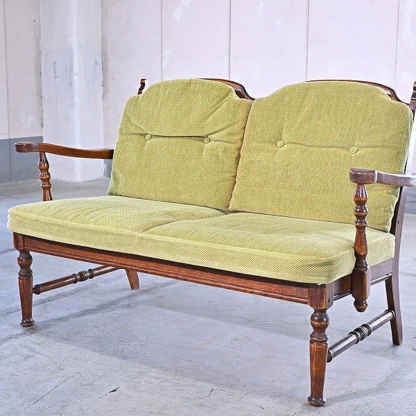 三越ブルージュ・オーク材クラシック3Pソファ 三越ブルージュ・オーク