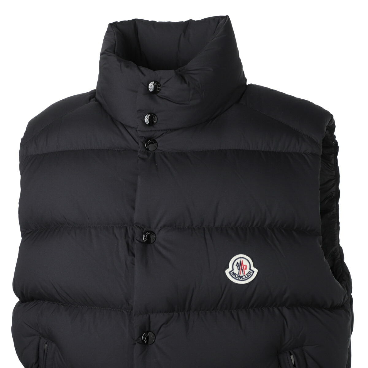 楽天市場】モンクレール MONCLER ダウンベスト ブラック メンズ 大きい