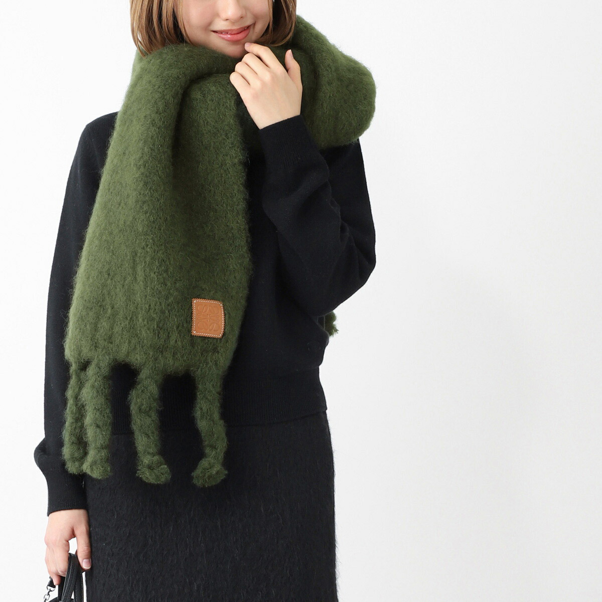 楽天市場】ロエベ loewe（カラーグリーン）（マフラー・スカーフ