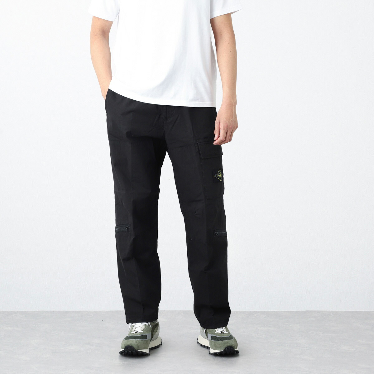 楽天市場】ストーンアイランド STONE ISLAND カーゴパンツ ブラック
