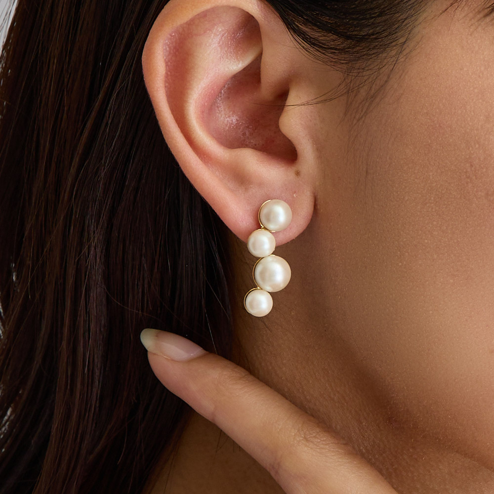 楽天市場】【最大10％OFFクーポン！】 ピアス パール 交互