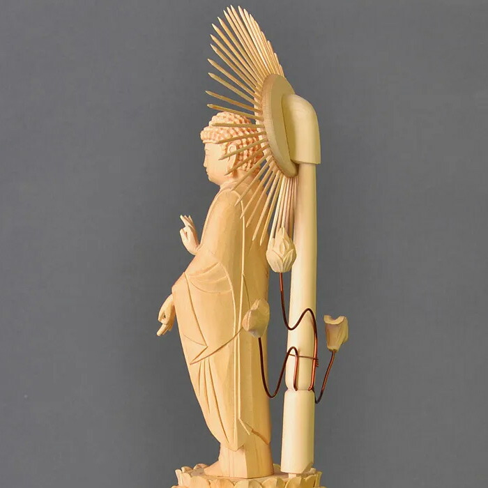 楽天市場】浄土真宗大谷派 真宗大谷派 東本願寺 仏像【白木 東立弥陀